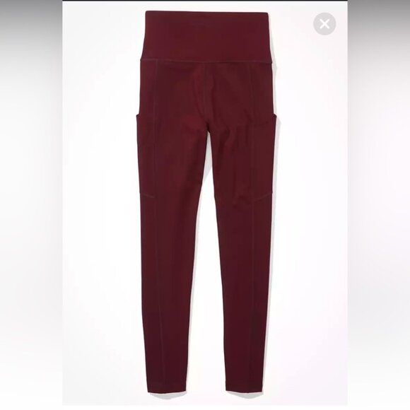 AE The Everything Pocket Highest Waist Legging Maroon - Picture 15 of 15